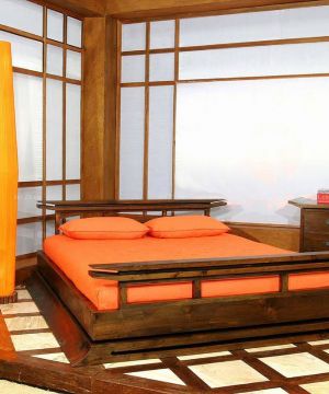 最新中式小户型卧室装修效果图大全2023图片