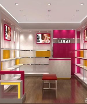 现代风格小型鞋店装修效果图片2025