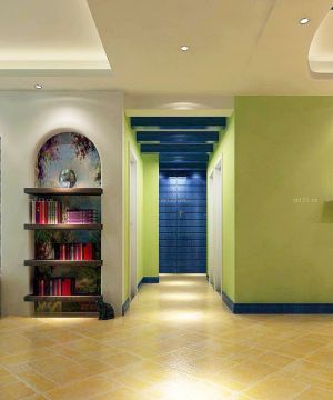 地中海风格进门玄关装修效果图2025图片大全