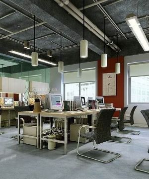 2025写字楼办公桌椅装修设计效果图片