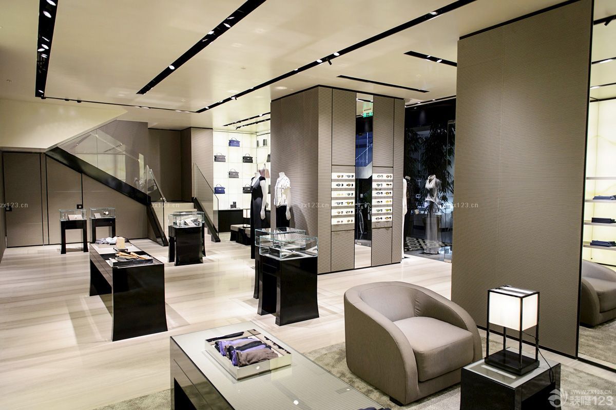 服装店展厅设计装修效果图片大全2025 