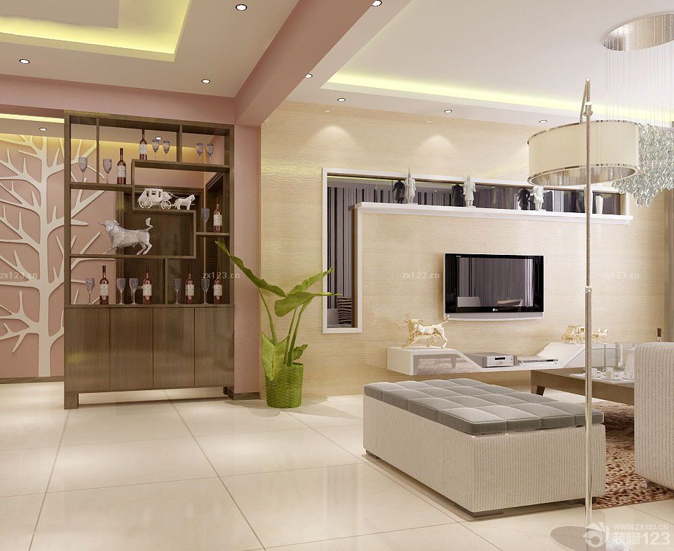 现代风格博古架图片大全欣赏