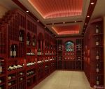 2025最新红酒专卖店设计室内吊顶装修效果图片