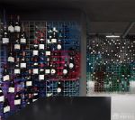红酒专卖店设计酒架装修效果图片2025