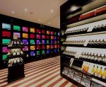 2025红酒专卖店设计室内镜子装修效果图片