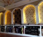 2025墙纸专卖店室内设计装修效果图片