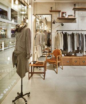 传统美式风格服装店装修效果图大全2025图片