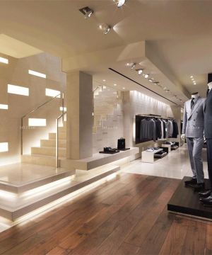 2025服装店实木地板贴图装修效果图片大全