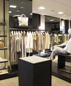 服装店女装陈列装修效果图大全2025图片欣赏