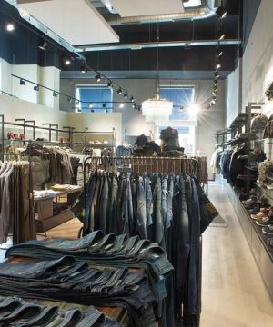 最新2025服装店服装陈列装修效果图片大全