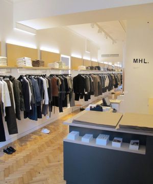 经典服装店拼花地板装修效果图片大全2025 