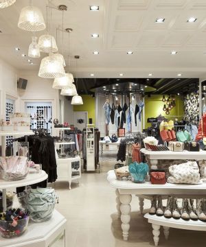简欧式风格服装店装修效果图片大全2025
