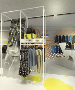 女装服装店装饰装修效果图大全2025图片