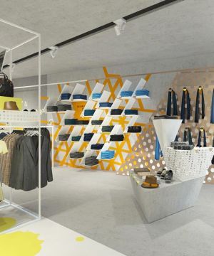 时尚2025loft风格服装店装修效果图片大全