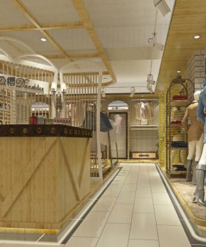 专卖店设计分析室内过道玄关装修效果图2025图片