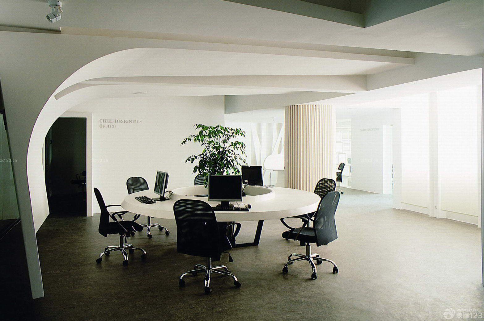 2025创意写字楼室内电脑椅装修效果图片