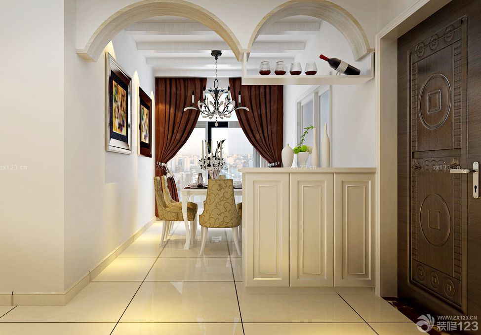 2025欧式别墅酒柜隔断装修效果图片