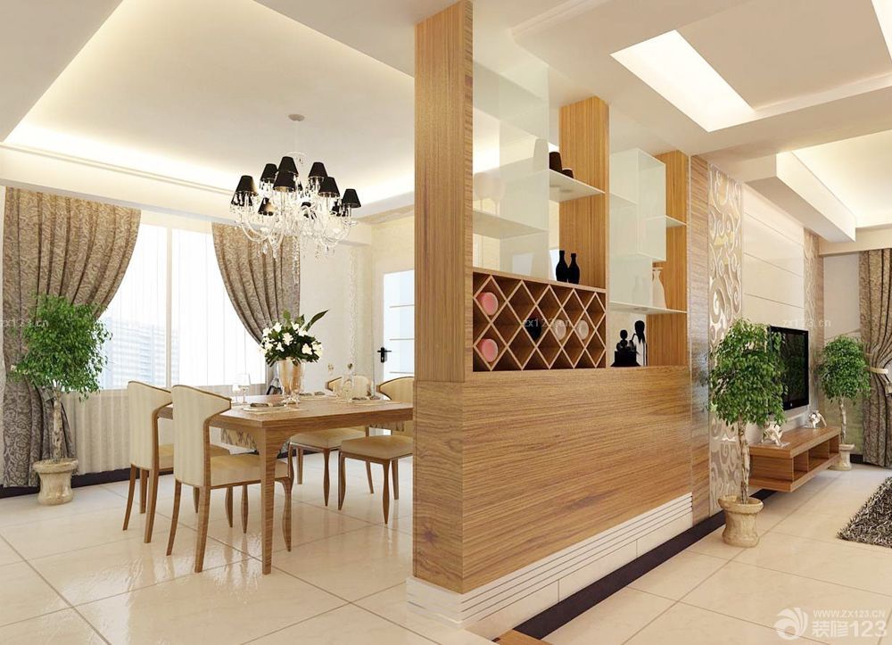 2025别墅室内装修酒柜隔断图片