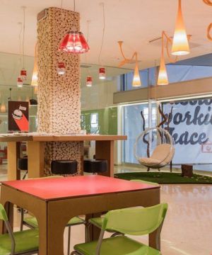 2025创意写字楼室内吊灯装修效果图片