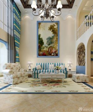 别墅客厅2025沙发装修效果图大全