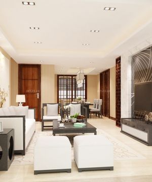 客厅2025沙发背景墙装饰大全