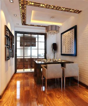 2025最新家装餐厅吊顶设计效果图片