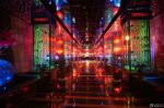 2025大型量贩ktv走廊过道背景墙设计效果图片