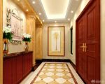 2025简欧式进门玄关石膏板吊顶效果图