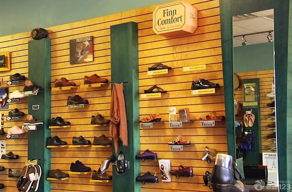 2025鞋柜专卖店镜子装修效果图片