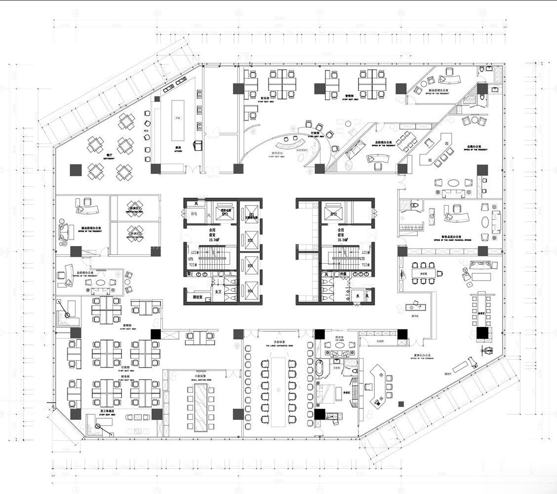 2023大型专卖店cad室内设计平面图欣赏