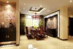 2025最新中式风格餐厅墙纸装潢设计图片
