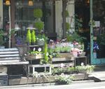 同城花店室外木制花架设计图片大全2025