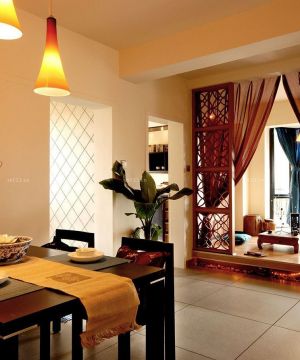 阳台榻榻米红酸枝古典装修效果图片