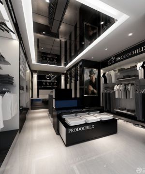2025小服装店吊顶装修效果图大全