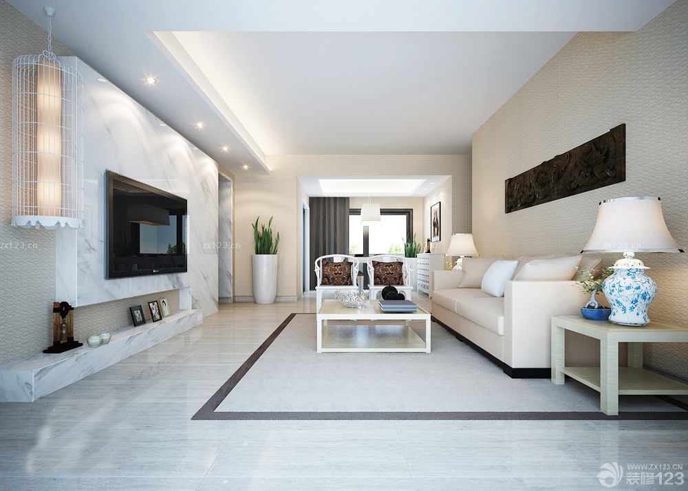 家装客厅吊灯效果图片大全2025