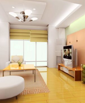 家装客厅沙发凳装修效果图片大全2025