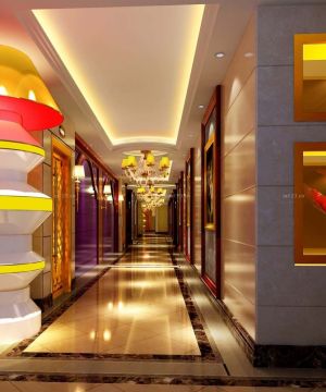 2025最新ktv走廊吊灯设计效果图片大全