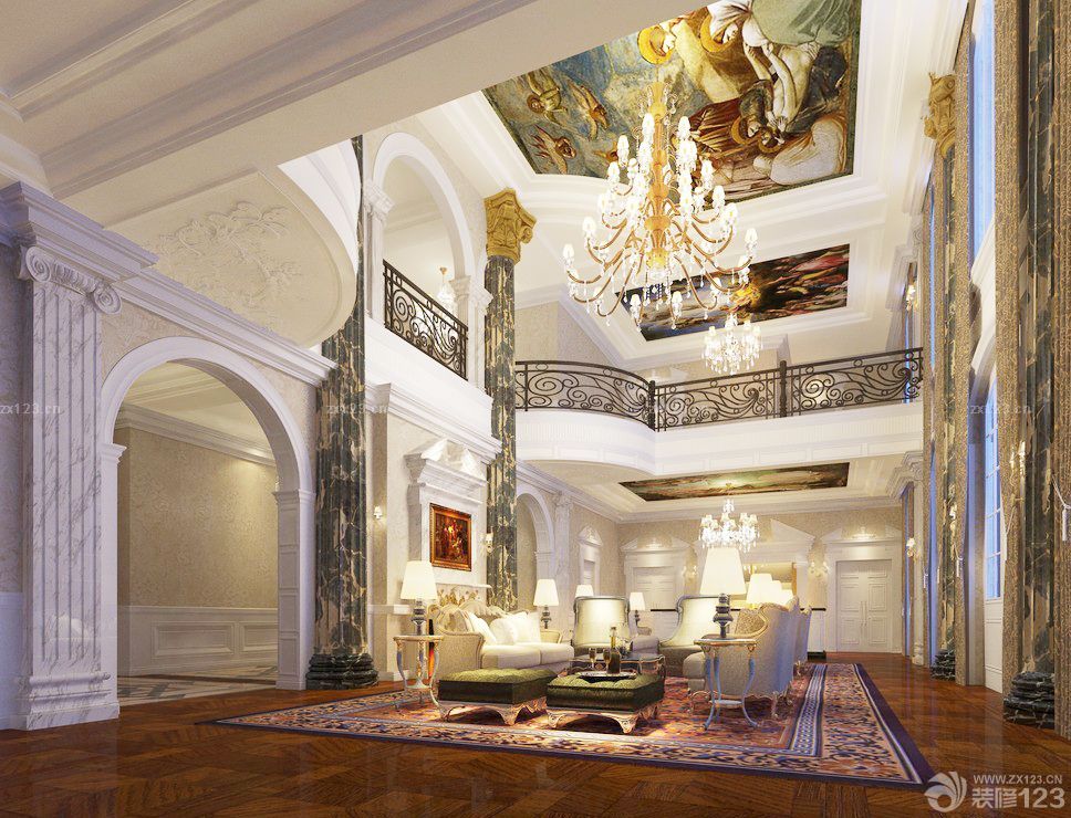 2025欧式豪华别墅最新窗帘装修效果图片