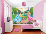 装饰公主儿童房间墙绘图片