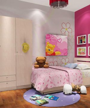 家居室内儿童房墙绘设计效果图片