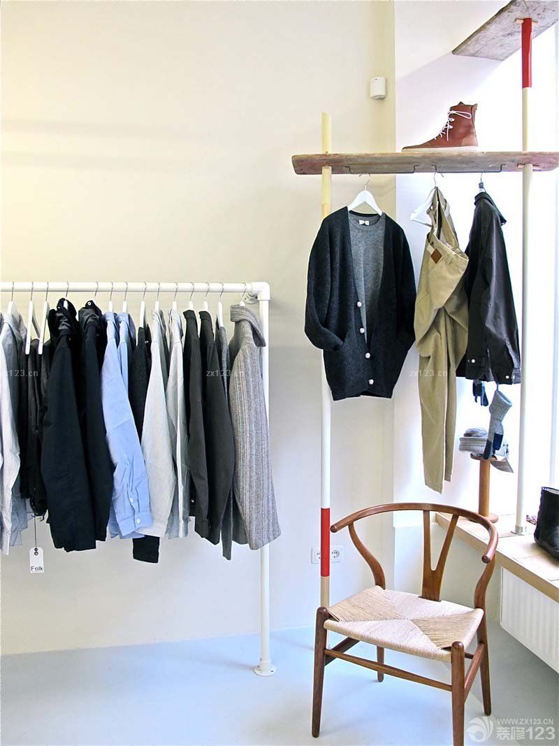 2025精品服装店挂衣架装修效果图片