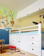 儿童房间装饰壁纸颜色搭配效果图