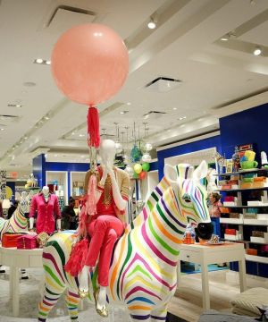 服装店吊顶装修效果图2025