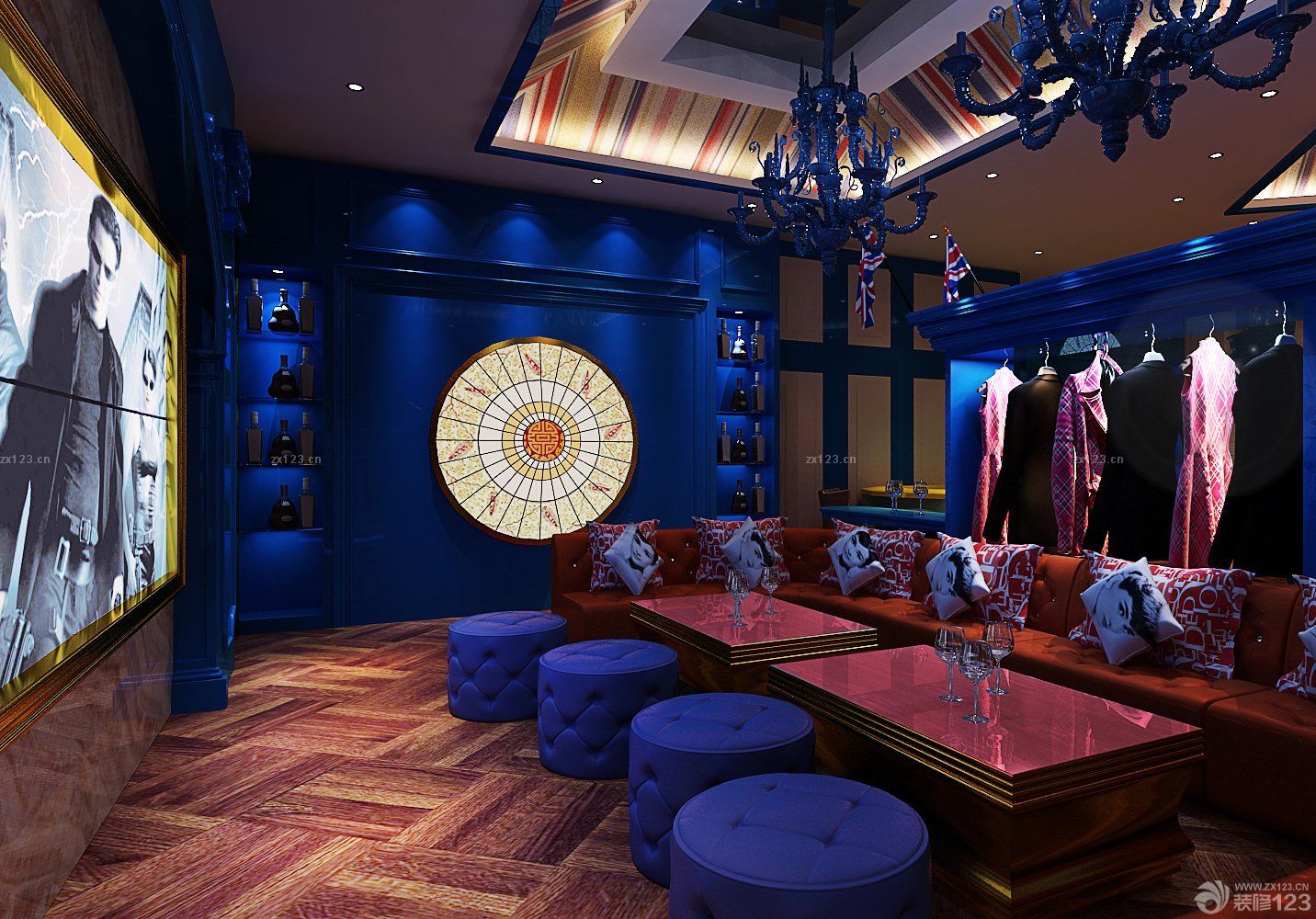 2025ktv室内装饰品设计效果图