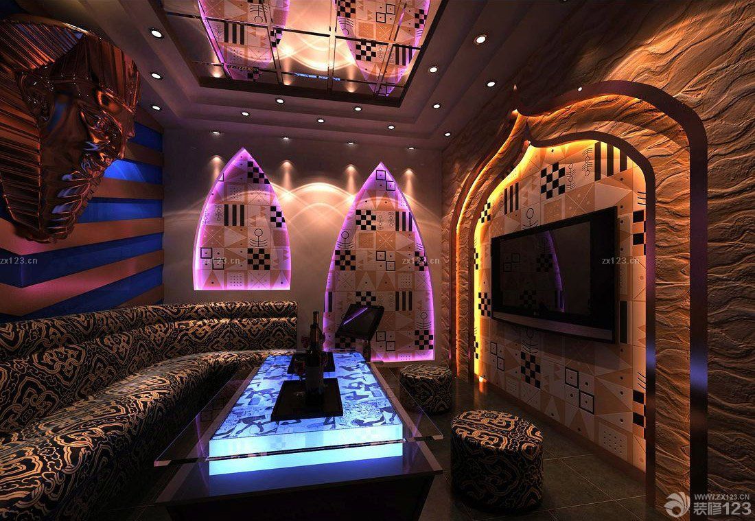 2025ktv室内主题包厢设计效果图