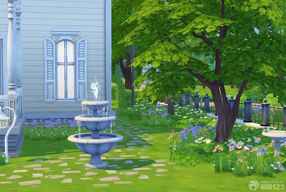 2025豪华别墅花园设计效果图