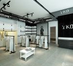 2025小型服装店筒灯装修效果图片