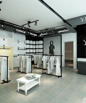 2025小型服装店筒灯装修效果图片