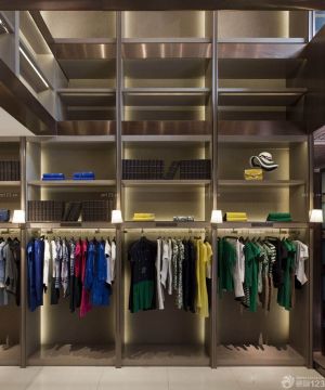 服装店衣柜装修图2025图片