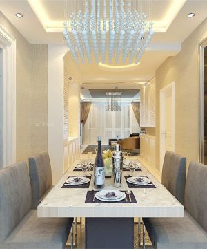 2025最新现代风格家装餐厅设计效果图欣赏